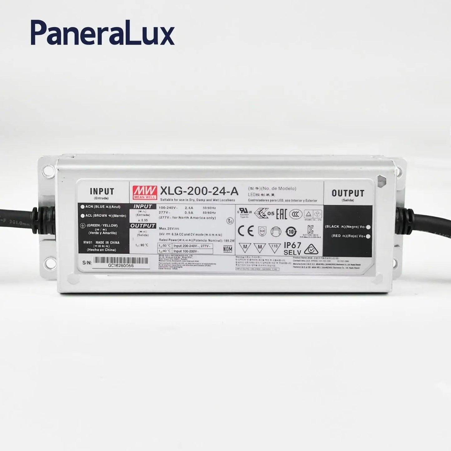 200 Watt Lights Power Supply Front